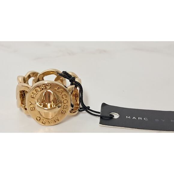 NEW Marc Jacobs Gold Statement Ring - Picture 1 of 4